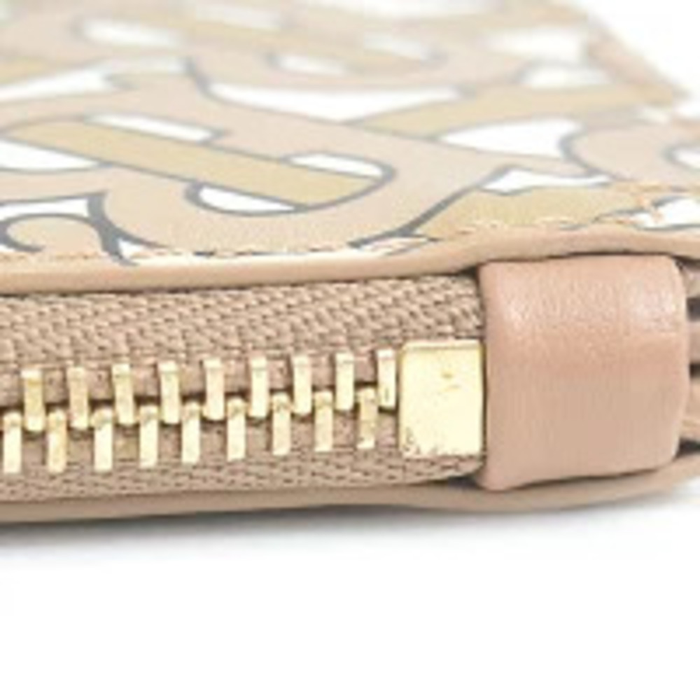 Burberry TB Monogram Clutch Bag Beige - Picture 4 of 10